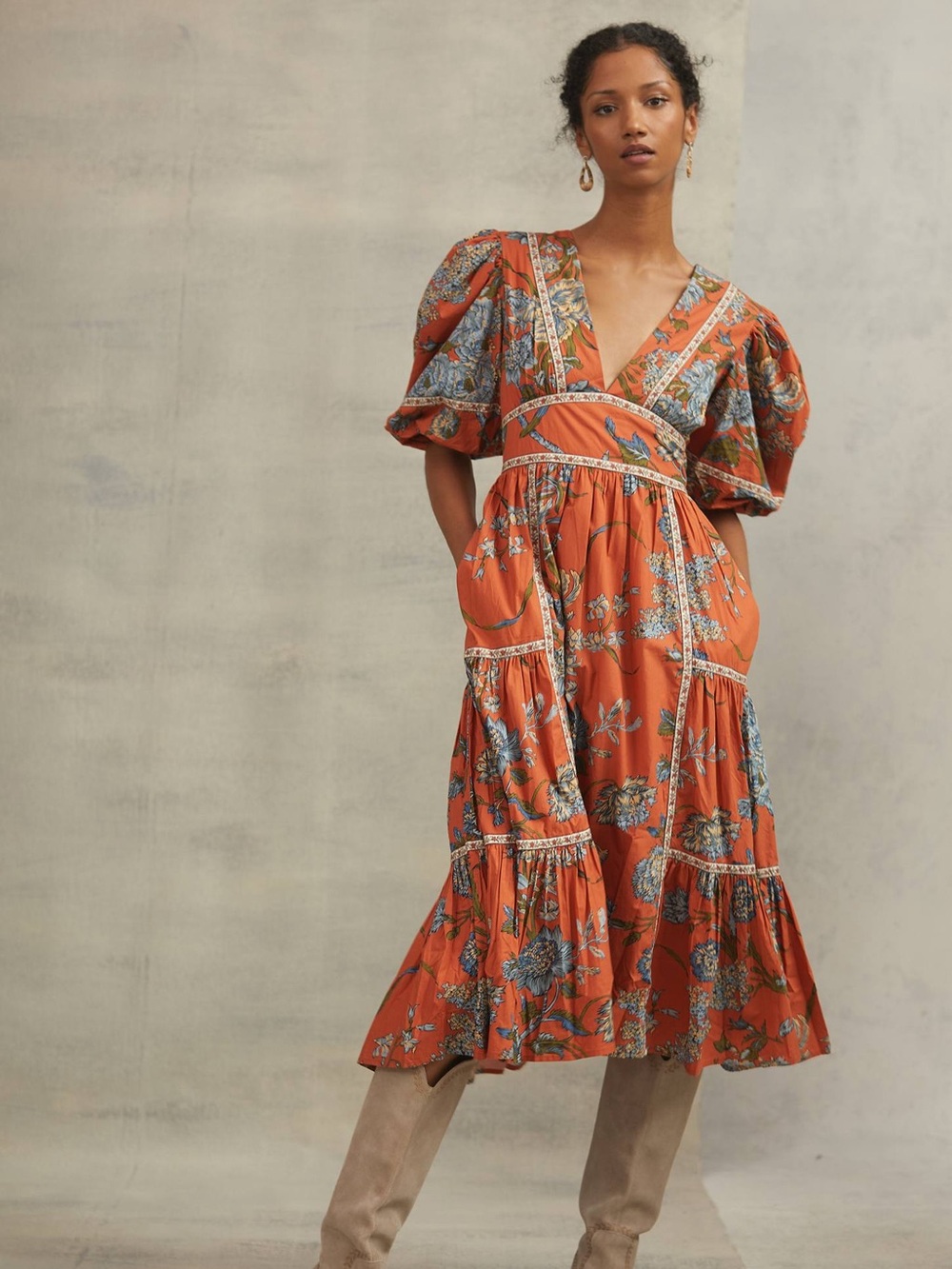 Love The Label Wanda Dress-orange